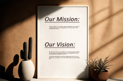 Mission/Vision Statement Poster